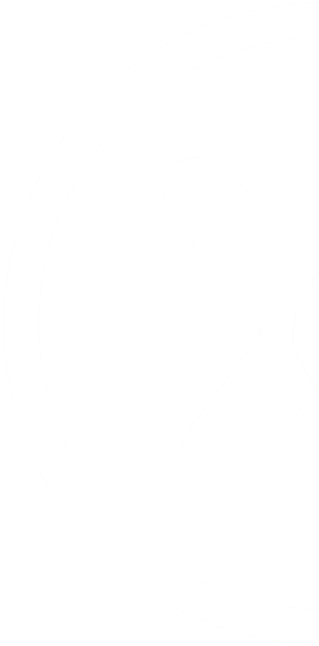 Right decorative logo contour